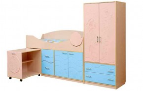 Набор мебели для детской Юниор -12.2 (700*1860) МДФ матовый в Краснокамске - krasnokamsk.mebel-74.com | фото