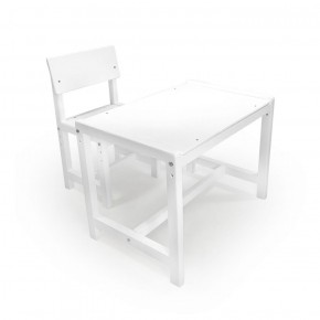 Детский растущий комплект стол и стул Я САМ "Лофт" (Белый, Белый) в Краснокамске - krasnokamsk.mebel-74.com | фото