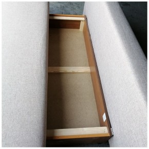 Диван-кровать Комфорт без подлокотников BALTIC AZURE (2 подушки) в Краснокамске - krasnokamsk.mebel-74.com | фото