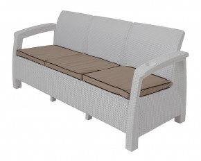 Диван Yalta Premium Sofa 3 Set (Ялта) белый (+подушки под спину) в Краснокамске - krasnokamsk.mebel-74.com | фото