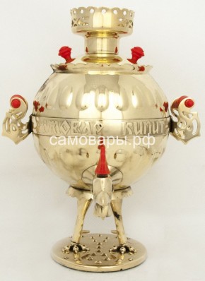 Электрический самовар "Петух на лапах" на 3 литра в Краснокамске - krasnokamsk.mebel-74.com | фото