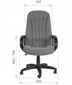 Кресло для руководителя  CHAIRMAN 685 СТ (ткань стандарт 10-356 черная) в Краснокамске - krasnokamsk.mebel-74.com | фото