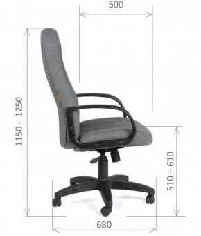 Кресло для руководителя  CHAIRMAN 685 СТ (ткань стандарт 10-356 черная) в Краснокамске - krasnokamsk.mebel-74.com | фото