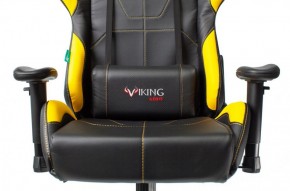 Кресло игровое Бюрократ VIKING 5 AERO YELLOW черный/желтый в Краснокамске - krasnokamsk.mebel-74.com | фото