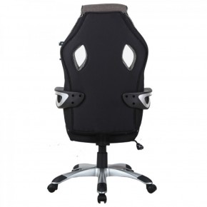 Кресло компьютерное BRABIX Techno GM-002 (ткань) черное/серое, вставки белые (531815) в Краснокамске - krasnokamsk.mebel-74.com | фото