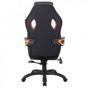 Кресло компьютерное BRABIX Techno Pro GM-003 (ткань черное/серое, вставки оранжевые) 531813 в Краснокамске - krasnokamsk.mebel-74.com | фото