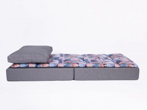 Кресло-кровать бескаркасное Харви (коричневый-геометрия браун) в Краснокамске - krasnokamsk.mebel-74.com | фото