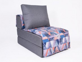 Кресло-кровать бескаркасное Харви (серый-сноу деним) в Краснокамске - krasnokamsk.mebel-74.com | фото