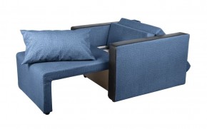 Кресло-кровать Милена с подлокотниками (синий) Велюр в Краснокамске - krasnokamsk.mebel-74.com | фото