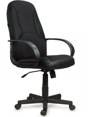 Кресло офисное BRABIX "City EX-512" (кожзам черный, ткань черная) 531407 в Краснокамске - krasnokamsk.mebel-74.com | фото