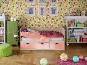 Кровать Бабочки (Розовый металлик) 1600 в Краснокамске - krasnokamsk.mebel-74.com | фото