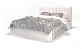 Кровать Элен 1600 + основание с ПМ (Vega white) белый в Краснокамске - krasnokamsk.mebel-74.com | фото
