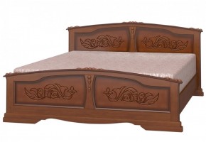 ЕЛЕНА Кровать из массива 1800 (Орех) в Краснокамске - krasnokamsk.mebel-74.com | фото
