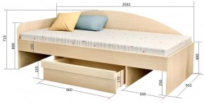 Кровать Изгиб в Краснокамске - krasnokamsk.mebel-74.com | фото