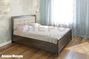 Кровать КР-1034 с мягким изголовьем в Краснокамске - krasnokamsk.mebel-74.com | фото