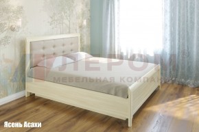 Кровать КР-1034 с мягким изголовьем в Краснокамске - krasnokamsk.mebel-74.com | фото