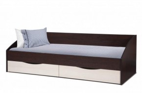 Кровать одинарная "Фея - 3" симметричная New (2000Х900) венге/вудлайн кремовый в Краснокамске - krasnokamsk.mebel-74.com | фото