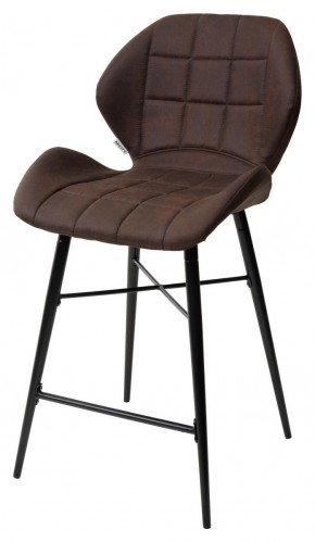 Полубарный стул MARCEL COWBOY-#800 темно-коричневый (H=65cm), ткань микрофибра М-City в Краснокамске - krasnokamsk.mebel-74.com | фото