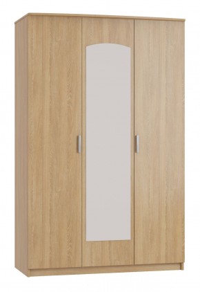 Шкаф 3-х дверный с зеркалом Шк210.1 МС Ирина в Краснокамске - krasnokamsk.mebel-74.com | фото