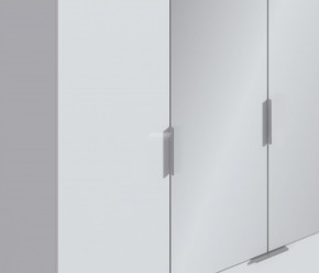 Шкаф 4х дверный с зеркалами Николь СБ-2595/1 (Белый) в Краснокамске - krasnokamsk.mebel-74.com | фото