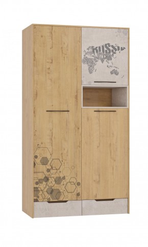 Шкаф для одежды 3 двери и 2 ящика Шк134.0 ДС Стэнфорд в Краснокамске - krasnokamsk.mebel-74.com | фото