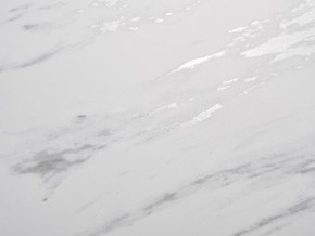 Стол BELLUNO 160 MARBLES KL-99 Белый мрамор матовый, итальянская керамика/ белый каркас, ®DISAUR в Краснокамске - krasnokamsk.mebel-74.com | фото