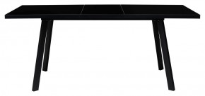 Стол ФИН 120 Черный, стекло/ Черный каркас М-City в Краснокамске - krasnokamsk.mebel-74.com | фото