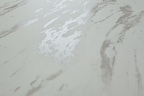 Стол RIETI 200 KL-99 Белый мрамор матовый, итальянская керамика / черный каркас, ®DISAUR в Краснокамске - krasnokamsk.mebel-74.com | фото