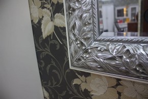 Зеркало большое Тиффани Premium черная/серебро (ТФ/02(П) в Краснокамске - krasnokamsk.mebel-74.com | фото