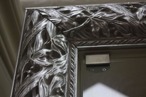 Зеркало большое Тиффани Premium черная/серебро (ТФ/02(П) в Краснокамске - krasnokamsk.mebel-74.com | фото